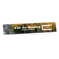 Recycled Vinyl Plastic 6" Ruler w/ Slot (0.015" Thick)